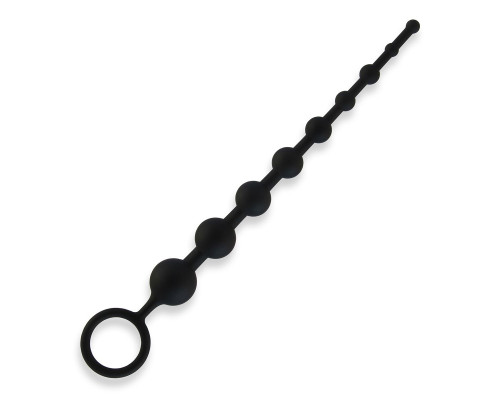 Заказать Черные силиконовые анальные бусы Silicone Anal Beads - 30 см. Заказать Черные силиконовые анальные бусы Silicone Anal Beads - 30 см.