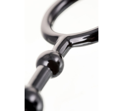 Черная анальная цепочка A-toys - 28,3 см.