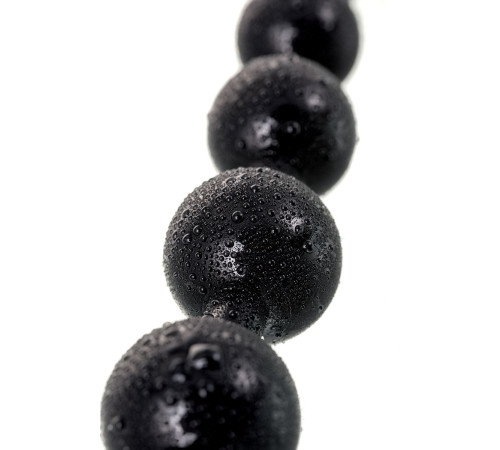 Черная анальная цепочка A-toys - 28,3 см.