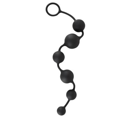 Анальная цепочка Black Velvets Anal Beads - 40 см. Анальная цепочка Black Velvets Anal Beads - 40 см.