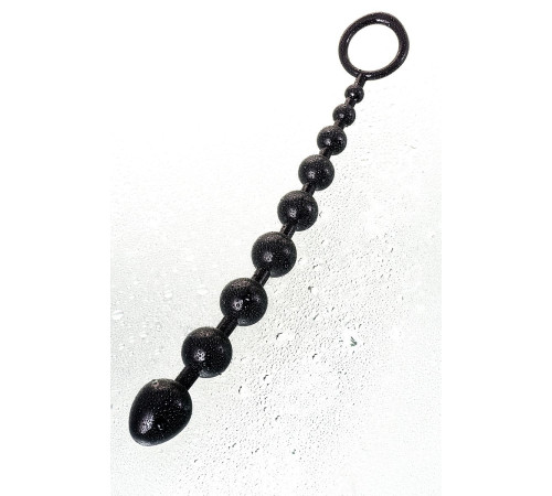 Черная анальная цепочка A-toys - 28,3 см.