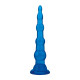 Заказать Голубая анальная елочка на присоске Anal Beads With Suction Base - 17,1 см.