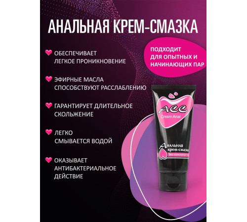 Анальная крем-смазка Creamanal АСС - 25 гр. Анальная крем-смазка Creamanal АСС - 25 гр.