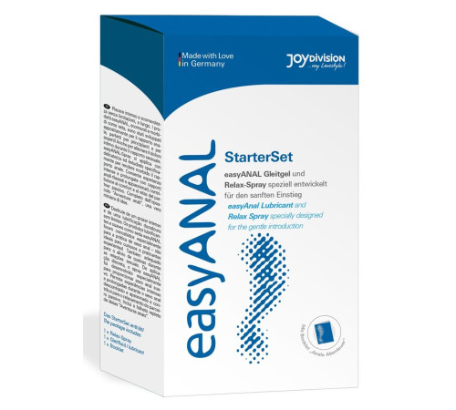 Набор лубрикантов для анального секса easyANAL Starter Set Набор лубрикантов для анального секса easyANAL Starter Set
