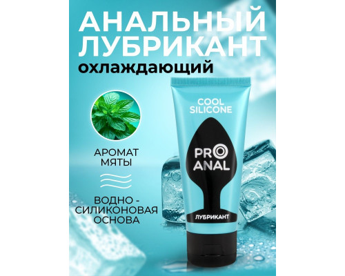 Заказать Водно-силиконовый лубрикант ProAnal Cool Silicone - 50 гр.