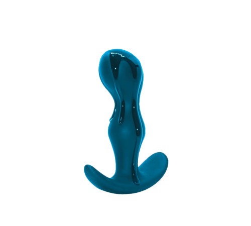 Бирюзовый анальный стимулятор Classy - 11,5 см.