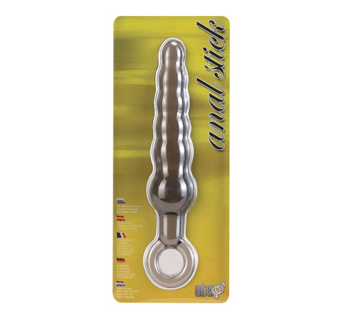 Дымчатая фигурная анальная ёлочка ANAL STICK - 14 см. Дымчатая фигурная анальная ёлочка ANAL STICK - 14 см.