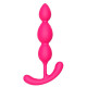 Заказать Розовый анальный стимулятор SILKY SMOOTH T-TEARDROP - 11 см.