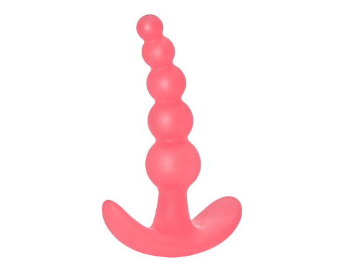 Заказать Розовая анальная пробка Bubbles Anal Plug - 11,5 см.