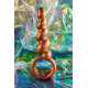 Заказать Коричневый анальный стимулятор Spiral Loop Copper Anal Plug - 13,3 см.