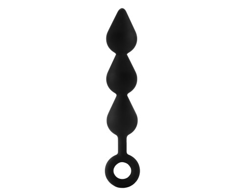 Заказать Черный анальный стимулятор XL Triple Drop Plug Black - 26 см. Заказать Черный анальный стимулятор XL Triple Drop Plug Black - 26 см.