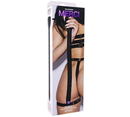 Черный анальный змей Merci In Deep - 49,5 см. Черный анальный змей Merci In Deep - 49,5 см.