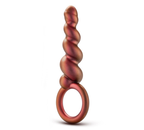 Коричневый анальный стимулятор Spiral Loop Copper Anal Plug - 13,3 см. Коричневый анальный стимулятор Spiral Loop Copper Anal Plug - 13,3 см.