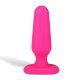 Заказать Розовый анальный плаг из силикона Seamless Silicone Butt Plug - 7,5 см.