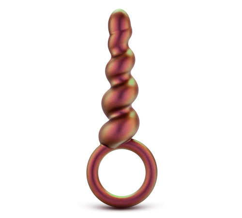 Коричневый анальный стимулятор Spiral Loop Copper Anal Plug - 13,3 см. Коричневый анальный стимулятор Spiral Loop Copper Anal Plug - 13,3 см.