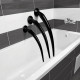 Заказать Набор из 3 черных больших гибких анальных стимуляторов Slim Tapered Anal Hose Trainer Set
