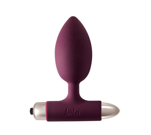 Бордовая анальная вибропробка New Edition Perfection - 11,1 см.