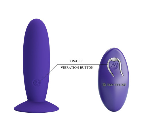 Фиолетовый анальный вибростимулятор Remote Control Vibrating Plug Youth - 11 см. Фиолетовый анальный вибростимулятор Remote Control Vibrating Plug Youth - 11 см.