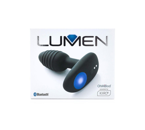 Черный интерактивный вибратор OhMiBod Lumen for Kiiroo с подсветкой - 10,2 см. Черный интерактивный вибратор OhMiBod Lumen for Kiiroo с подсветкой - 10,2 см.