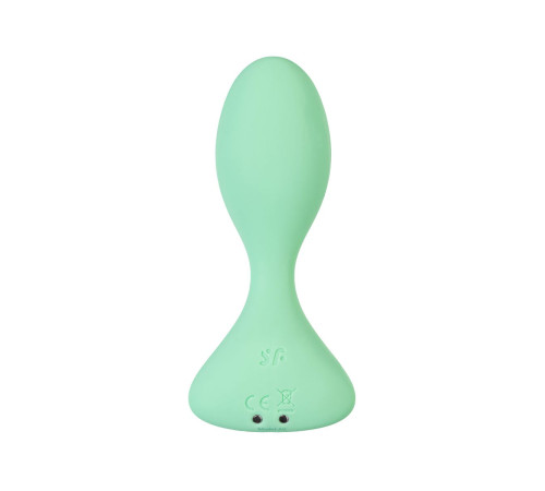 Зеленая анальная втулка с вибрацией Satisfyer Trendsetter Зеленая анальная втулка с вибрацией Satisfyer Trendsetter