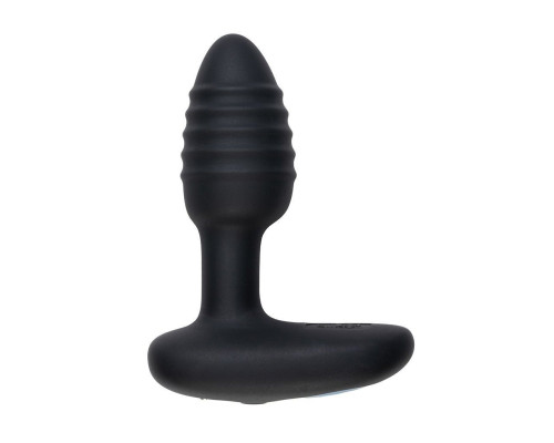 Заказать Черный интерактивный вибратор OhMiBod Lumen for Kiiroo с подсветкой - 10,2 см.