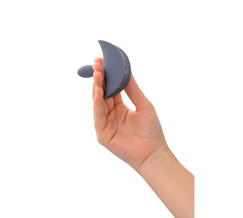 Серая анальная вибровтулка Booty Absolute Beginners 2 - 7,9 см.