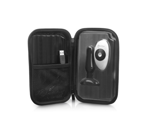 Заказать Анальная вибропробка чёрного цвета NOVICE REMOTE CONTROL PLUG BLACK - 10,2 см.