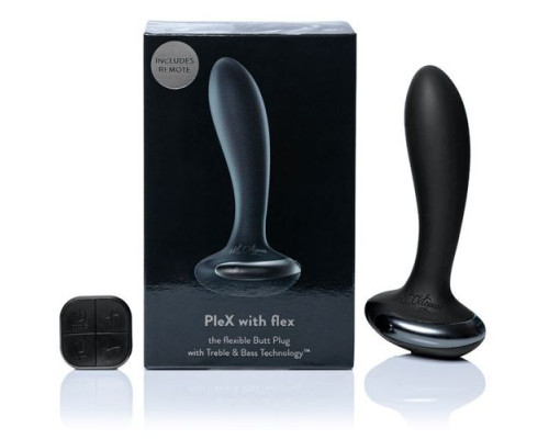 Заказать Черная вибропробка Plex with Flex - 14 см. Заказать Черная вибропробка Plex with Flex - 14 см.