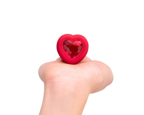 Заказать Красный анальный плаг с кристаллом-сердцем Vibrating Heart Shape Jewel Plug M-L Заказать Красный анальный плаг с кристаллом-сердцем Vibrating Heart Shape Jewel Plug M-L
