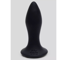 Черная анальная вибропробка Sensation Rechargeable Vibrating Butt Plug - 8,9 см.
