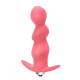Заказать Розовая фигурная анальная вибропробка Spiral Anal Plug - 12 см.