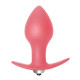 Заказать Розовая анальная вибропробка Bulb Anal Plug - 10 см.