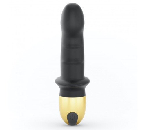 Черный вибратор Mini Lover Black 2.0 - 16,5 см.