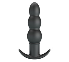 Черный анальный вибростимулятор Aeaeas - 11 см.