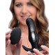 Заказать Черная анальная вибропробка Kinetic Thumping 7X Prostate Anal Plug - 13,3 см.