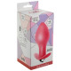 Заказать Розовая анальная вибропробка Bulb Anal Plug - 10 см.