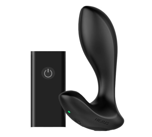 Черная анальная вибровтулка Nexus Duo Plug - 9,8 см.