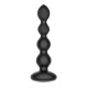 Заказать Черная анальная виброёлочка Nexus Tornado Beaded Probe Large с функцией вращения