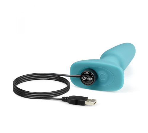 Голубая вибропробка с ротацией шариков RIMMING REMOTE CONTROL PLUG TEAL - 15,2 см. Голубая вибропробка с ротацией шариков RIMMING REMOTE CONTROL PLUG TEAL - 15,2 см.
