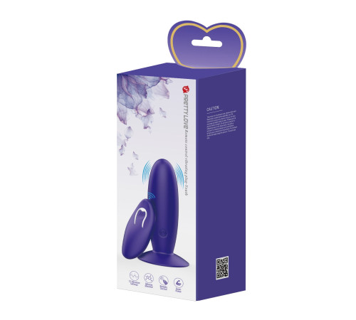 Фиолетовый анальный вибростимулятор Remote Control Vibrating Plug Youth - 11 см. Фиолетовый анальный вибростимулятор Remote Control Vibrating Plug Youth - 11 см.