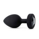 Заказать Черная вибропробка Vibrating Jewel Plug XXL - 12 см.
