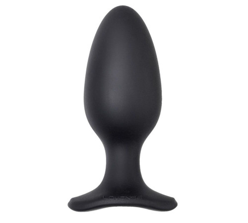 Черная анальная вибропробка HUSH 2 Size L - 12,1 см.