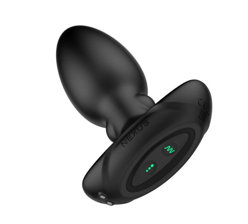Черная анальная вибровтулка Nexus Beat - 10,8 см.