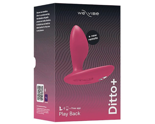 Заказать Розовая анальная вибровтулка We-Vibe Ditto+ Заказать Розовая анальная вибровтулка We-Vibe Ditto+