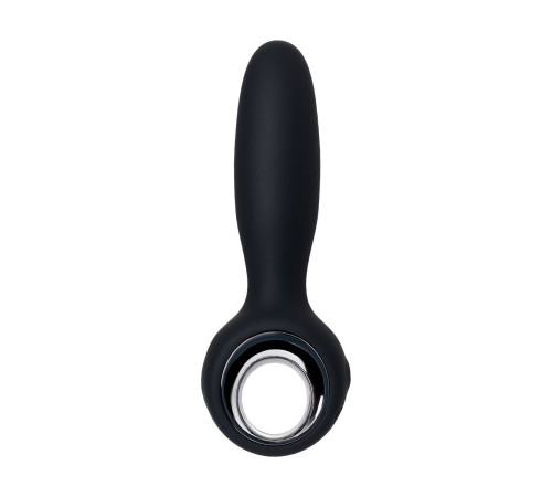 Черный анальный стимулятор Sagitta - 15 см.