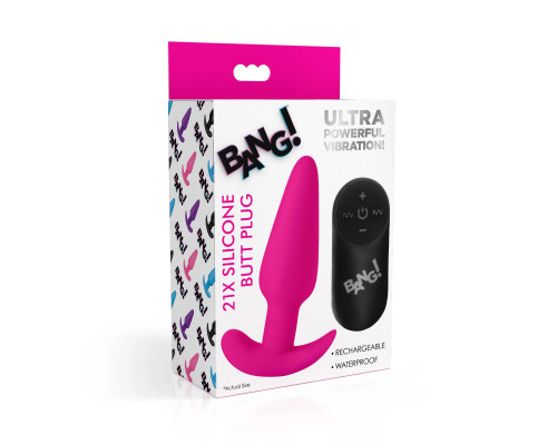 Заказать Розовая анальная вибропробка с пультом ДУ 21X Remote Control Vibrating Silicone Butt Plug - 10,4 см. Заказать Розовая анальная вибропробка с пультом ДУ 21X Remote Control Vibrating Silicone Butt Plug - 10,4 см.