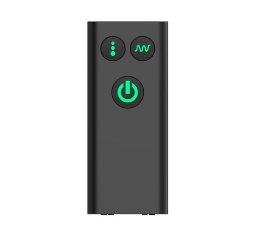 Черная анальная вибровтулка Nexus Beat - 10,8 см.