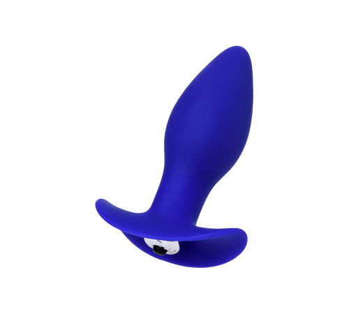 Синяя анальная вибровтулка Fancy - 10,7 см.