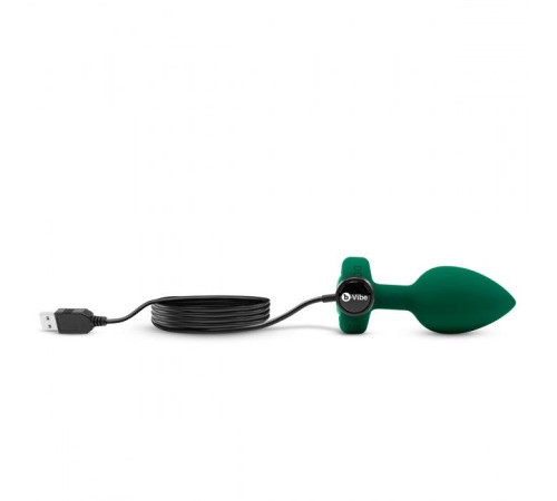 Зеленая анальная вибровтулка с кристаллом Vibrating Jewel Plug M/L - 10,5 см. Зеленая анальная вибровтулка с кристаллом Vibrating Jewel Plug M/L - 10,5 см.