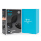 Заказать Черная анальная вибровтулка с кристаллом Vibrating Jewel Plug M/L - 10,5 см.